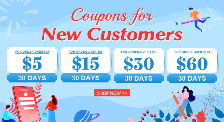 Coupons for New Customers
Shop Now