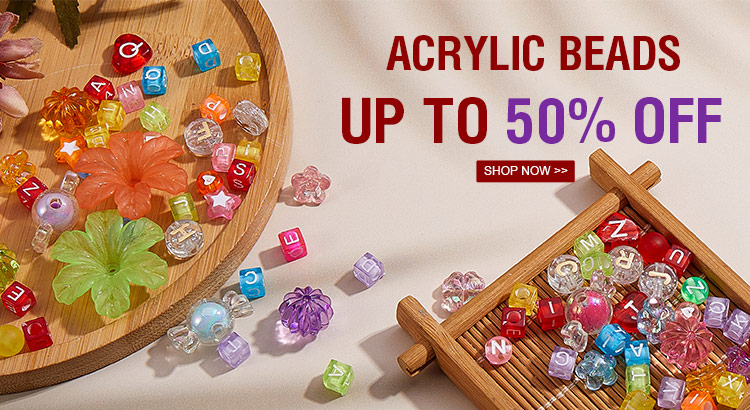 Up to 50% OFF Acrylic Beads
