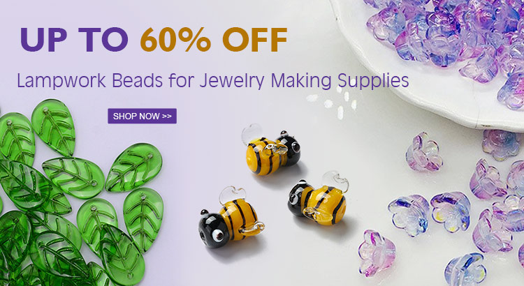 Up to 60% Lampwork Beads for Jewelry Making Supplies
