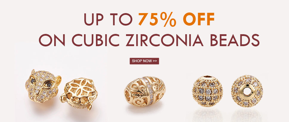 Up to 75% OFF on Cubic Zirconia Beads