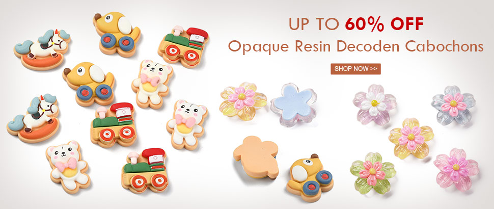 Up to 60% OFF Opaque Resin Decoden Cabochons