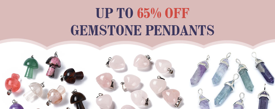Up to 65% OFF Gemstone Pendants