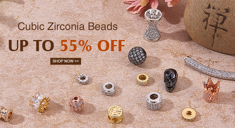 Up to 55% OFF Cubic Zirconia Beads