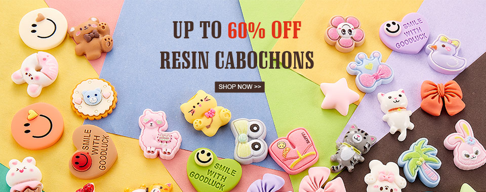Up to 60% OFF Resin Cabochons