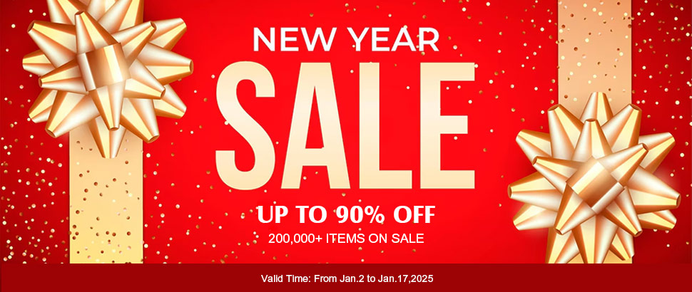 New Year Sale! Up to 90% OFF on Beads Supplies