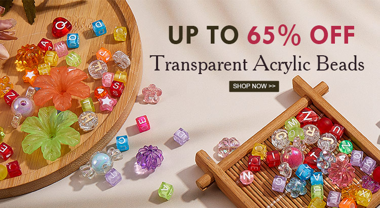 Up to 65% OFF Transparent Acrylic Beads
