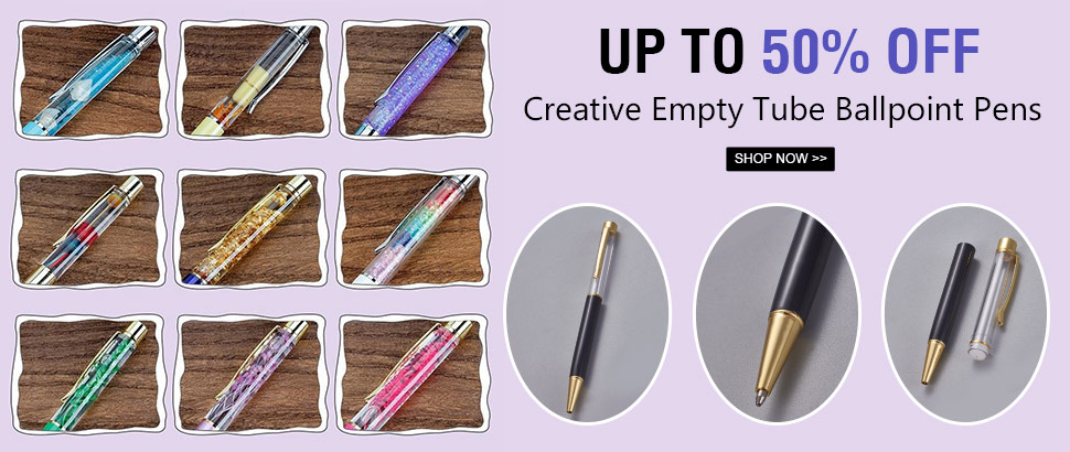 Up to 50% OFF Creative Empty Tube Ballpoint Pens