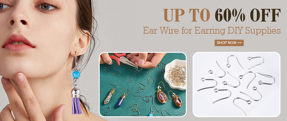 Up to 60% OFF Ear Wire for Earring DIY Supplies