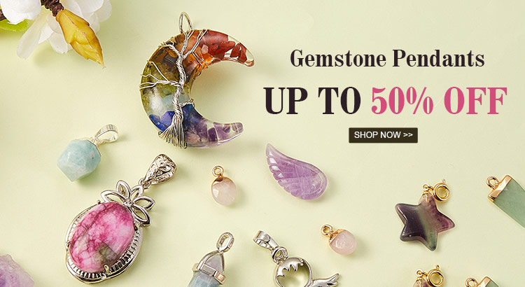 Up to 50% OFF Gemstone Pendants