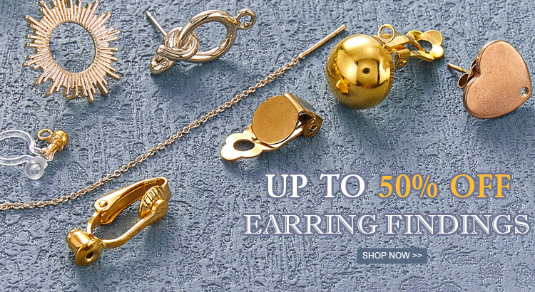 Up to 50% OFF Earring Findings