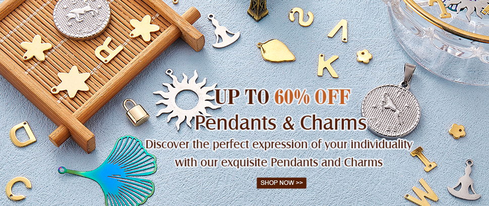Up to 60% OFF Pendants and Charms