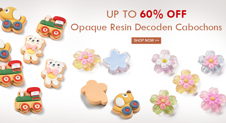 Up to 60% OFF Opaque Resin Decoden Cabochons