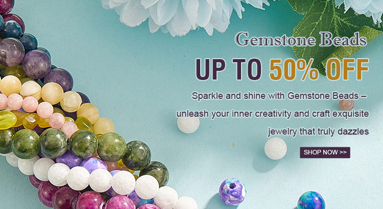 Up to 50% OFF Gemstone Beads