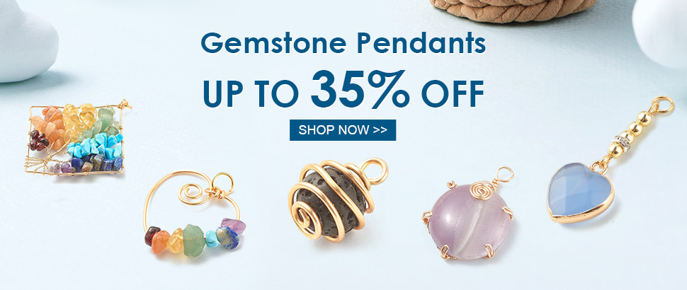 Gemstone Pendants
Up to 35% OFF