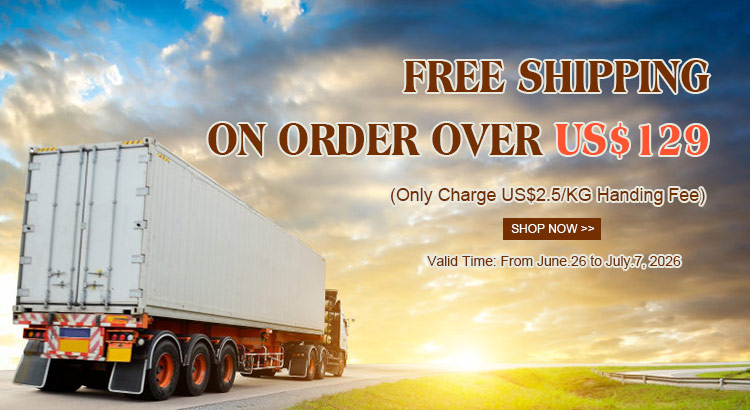 Free Shipping on order over US$159