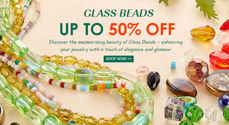 Up to 50% OFF Glass Beads