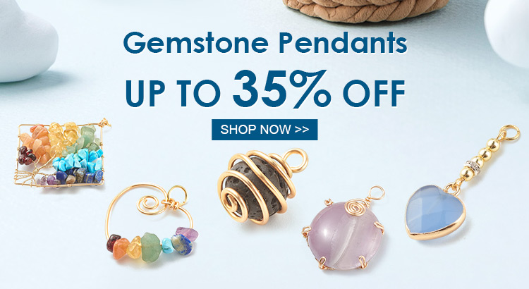 Gemstone Pendants
Up to 35% OFF