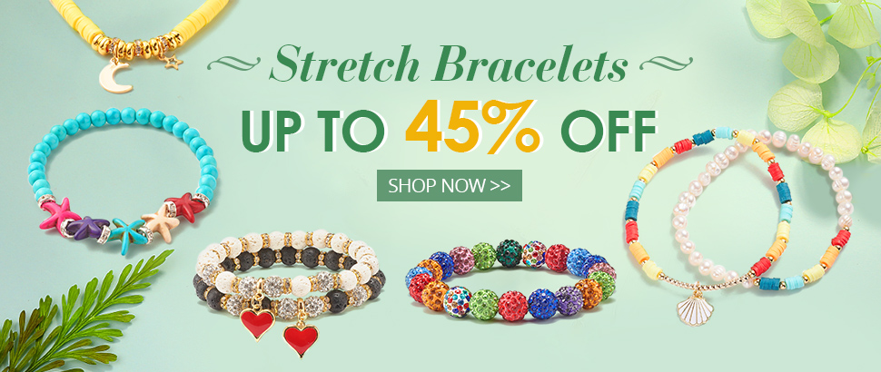 Stretch Bracelets
Up to 45% OFF