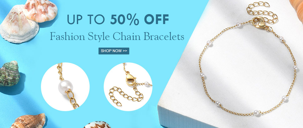 Up to 50% OFF Fashion Style Chain Bracelets