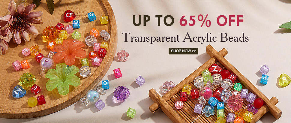 Up to 65% OFF Transparent Acrylic Beads