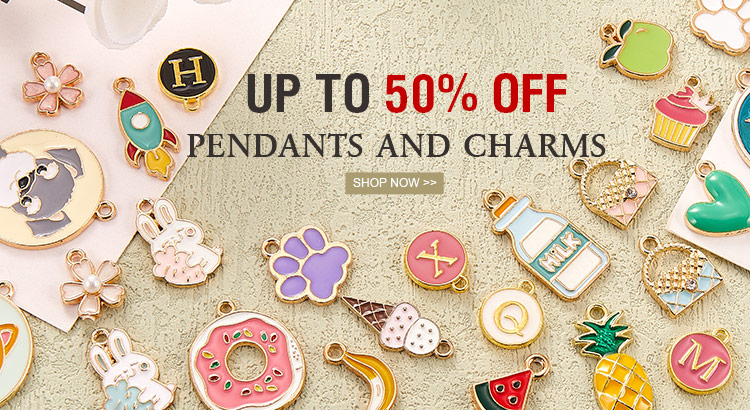 Up to 50% OFF Pendants and Charms