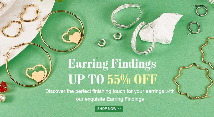 Up to 55% OFF  Earring Findings