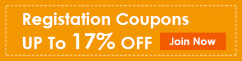 Registation Coupons UP To 17% OFF