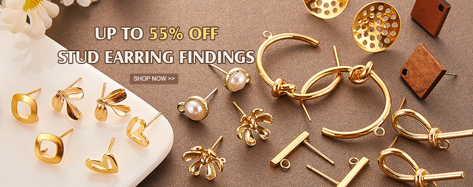 Up to 55% OFF Stud Earring Findings