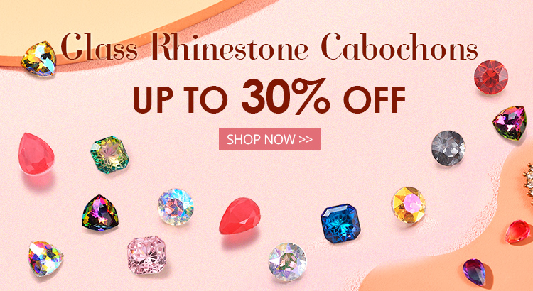 Glass Rhinestone Cabochons
Up to 30% OFF